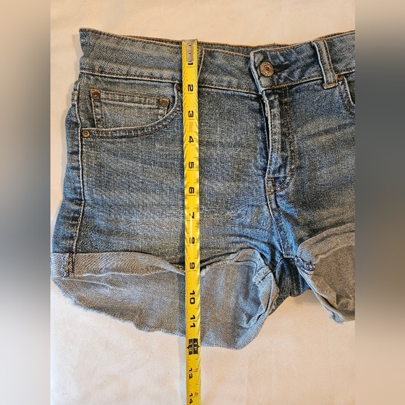 Mango Denim Blue Women's Shorts Size 2 - Picture 2 of 6